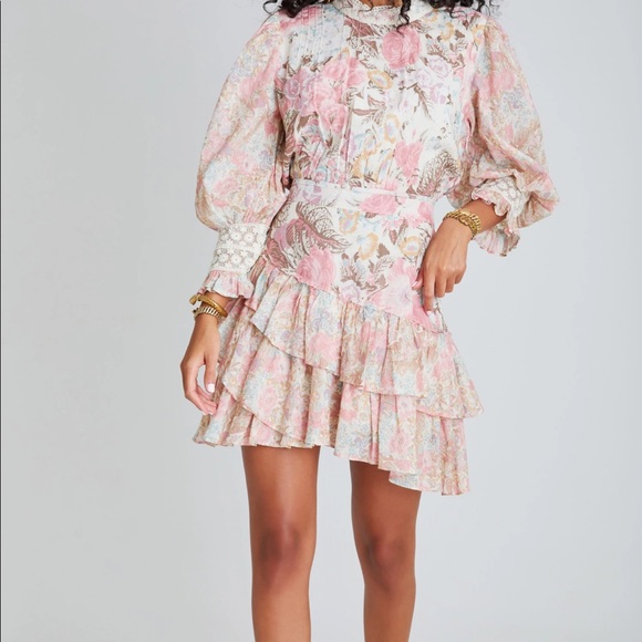 SOLD! Brand New! LoveShackFancy Lorelei Dress in DewDrop - Picture 6 of 7